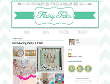 Tablet Screenshot of flairytales.com